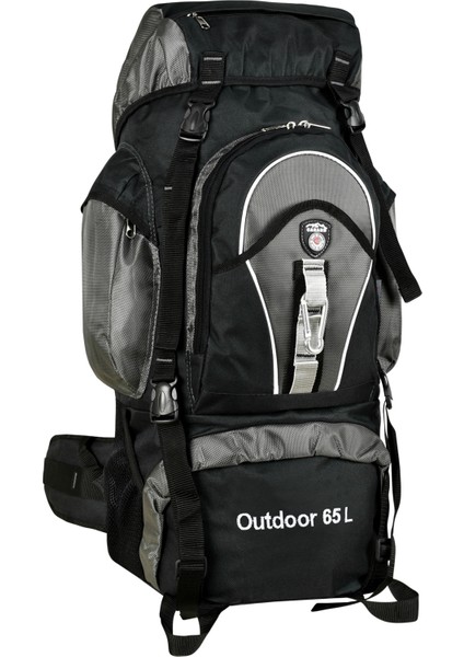 Dağcı Sırt Çantası 65L Outdoor Gri