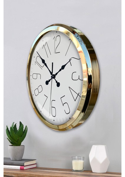 52 cm Gold Metal Klasik Duvar Saati modelleri