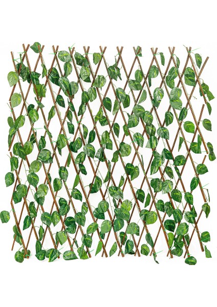 Örme Yapay Bahçe Çiti - Yeşil (Yurt Dışından)