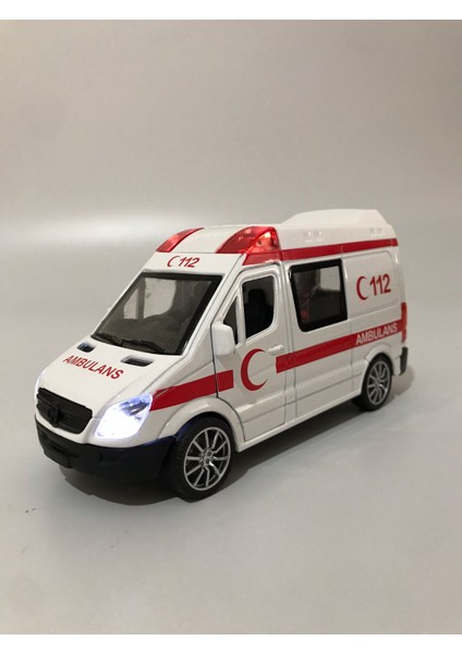 Işıklı Sesli Metal Ambulans Çek Bırak Özellikli fiyatları