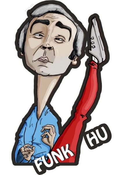 Şener Şen Funk Hu Sticker 15 cm