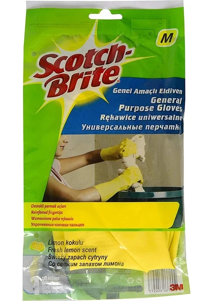 Scotch Brite Limon Kokulu Eldiven M