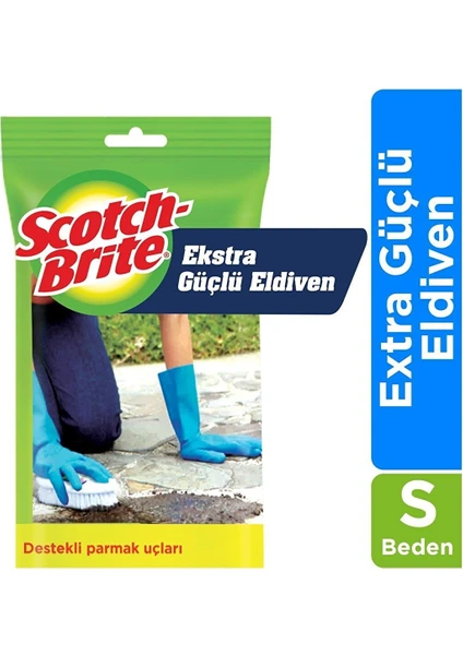 Scotch Brite Ekstra Güçlü Eldiven, S