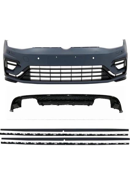 Volkswagen Golf 7.5 R Body Kit Tampon Seti Komle 2017+