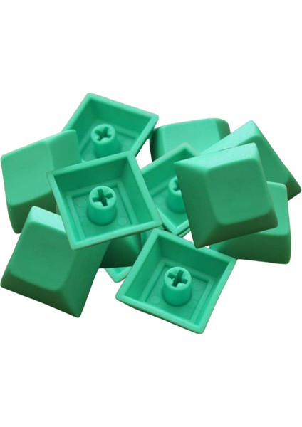 12 Adet Dsa Profile Keycaps 7.42MM Dıy Mx Anahtarları Mekanik Klavye Kırmızı (Yurt Dışından)