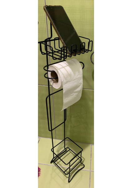 Renk Yapı Siyah Kağıtlık Paslanmaz Yedekli Tuvalet Ayaklı Wc Banyo Tuvalet