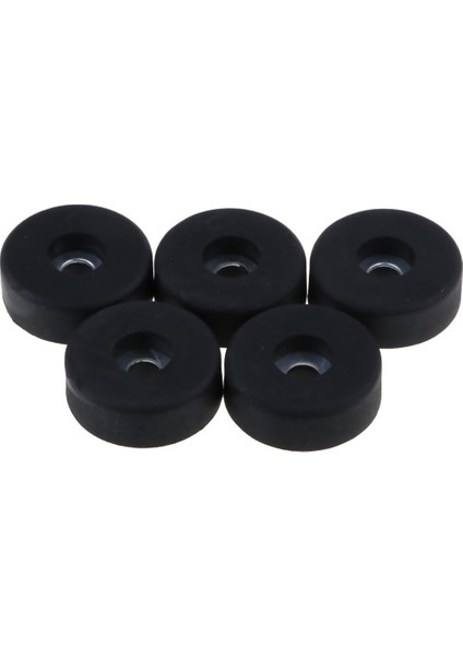 5 Adet Kauçuk Ayak Tonlar lifikatör Hoparlör Kabine Bacak Ayak Pedleri 30X10MM (Yurt Dışından)