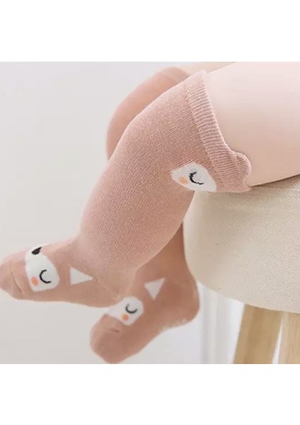 Soft and Baby Pembe Tilki Çorap