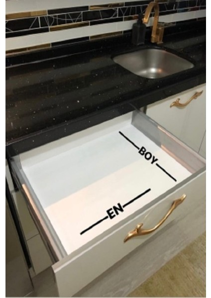 37/49cm Cekmece Içi Lux Gri Kepcelık 31/40cm Kadar Kesılebılır Kesım fırsatları