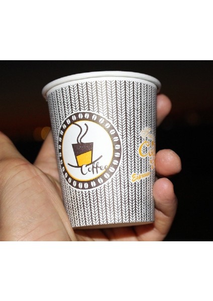 Excodi Cup Aygün Cup 7 Oz Karton Bardak 180 ml - 200'LÜ Otomat Bardağı ( Gri ) fiyatları