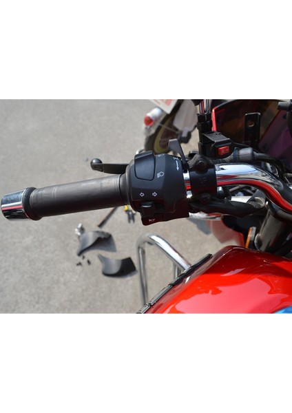 Motosiklet 12 V Elektrikli Isıtmalı El Sapları Isıtıcı Isıtıcı Anahtar Tipi 2 ile Prewired (Yurt Dışından)