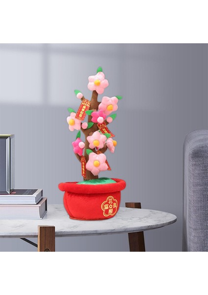 Keçe Bez Simülasyon Bonsai Süs Bitki Ağacı Şeftali Çiçeği L (Yurt Dışından) indirimleri