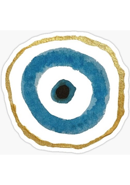 Nazar Boncuğu Model4 Sticker Oto Araba Yapıştırma 15 cm