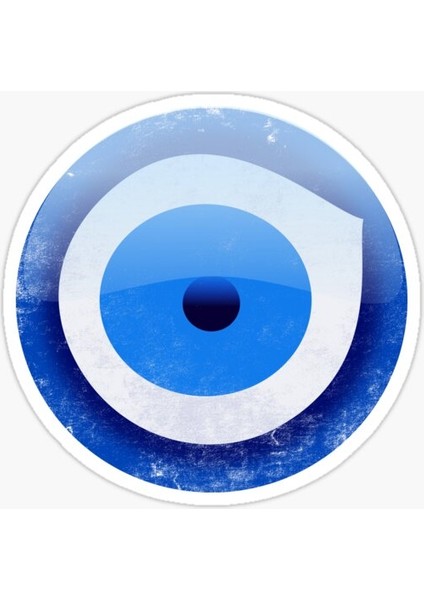 Nazar Boncuğu Model1 Sticker Oto Araba Yapıştırma 15 cm