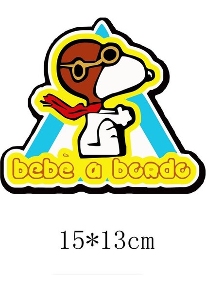 Arabada Bebek Var Araba Sticker Etiket 18 cm