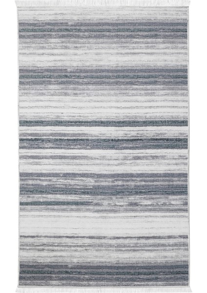 Dijidekor 9026 Gri Saçaklı Dijital Halı Kaymaz Yıkanabilir İskandinav Yolluk 180X400 fiyatları