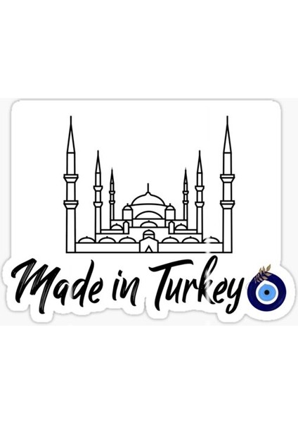 Tsc Made In Turkey Yapıştırma Etiket Araba Cam Md4 17 cm