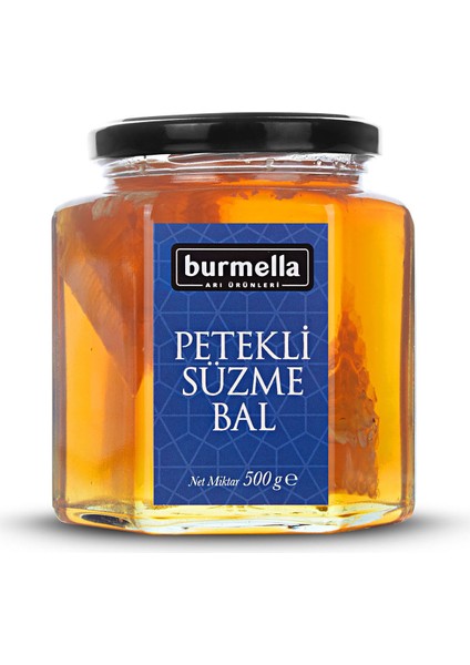 Özel Seçim Petekli Süzme Bal 500 gr