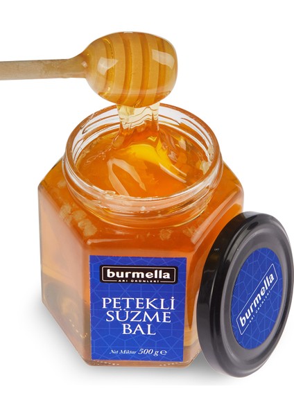 Özel Seçim Petekli Süzme Bal 500 gr