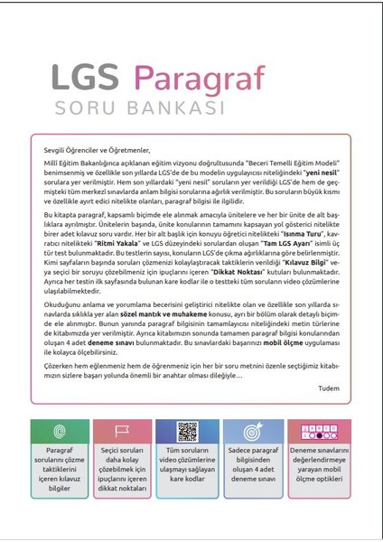 8. Sınıf LGS Paragraf Soru Bankası