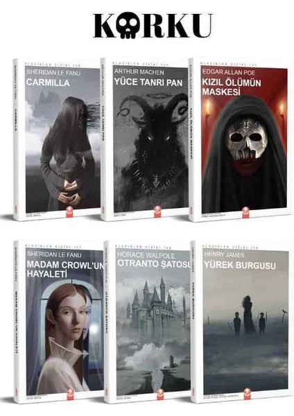 Kızıl Panda Yayınevi Korku Seti - 1 (6 Kitap)