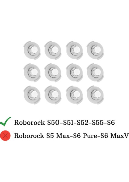 Roborock S50-S51-S52-S55 Uyumlu 12 Adet Su Tankı Filtresi
