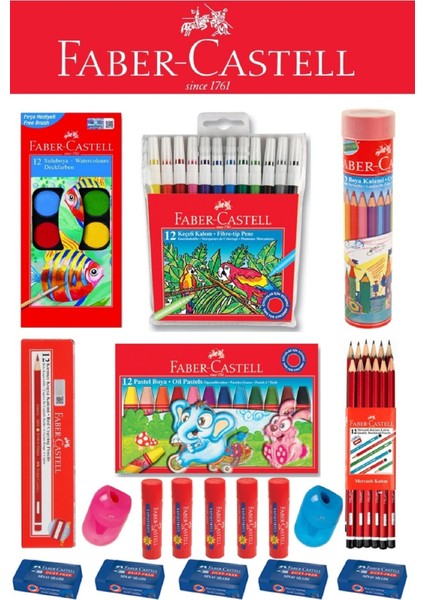 Faber Castell 9 Parça Boyama Seti