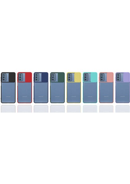 Samsung Galaxy M52 5g Kılıf Lens Sürgülü Mat Silikon Palm fırsatları