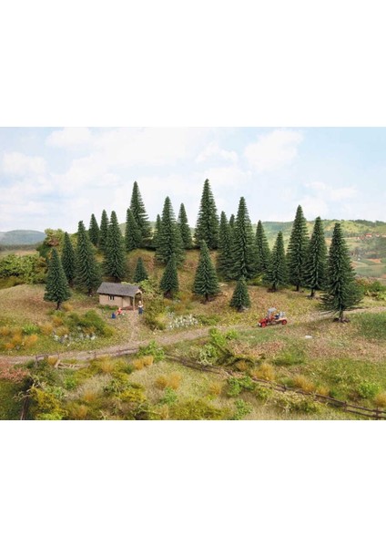 Model Könar Ağaçları 25 Parça H:5-14CM