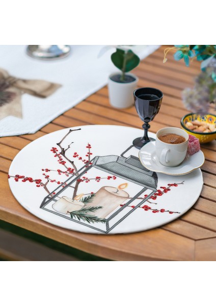 Kozalak Motifli Özel Tasarım 6+1 Supla Runner Seti fırsatları