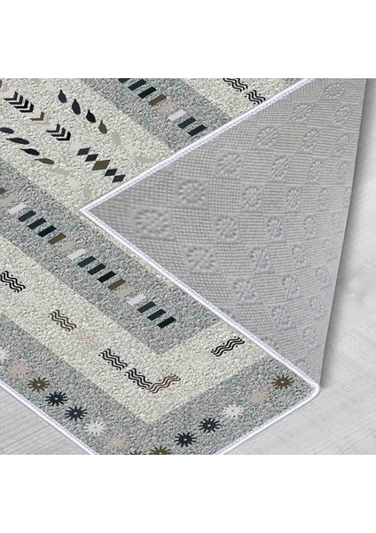 Dijital Baskı Yıkanabilir Kaymaz Taban Salon Halısı RVG1626 modelleri