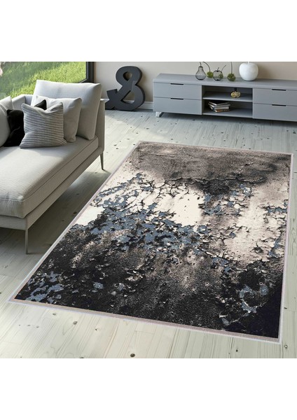 Dijital Baskı Yıkanabilir Kaymaz Taban Salon Halısı RVG1627