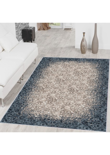 Dijital Baskı Yıkanabilir Kaymaz Taban Salon Halısı RVG1647-HT246
