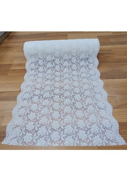 Pvc Dantel Kaymaz Raf-Dolap-Çekmeçe Örtüsü / Eni : 50 cm x 5 M