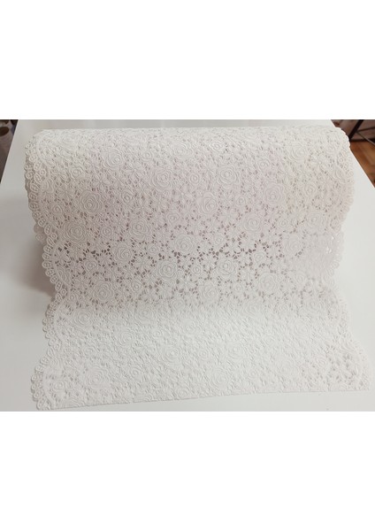 Pvc Dantel Vestiyer Sehba-Çekmeçe-Dolap Içi-Raf Örtüsü / Eni: 35 cm x 5 M indirimleri