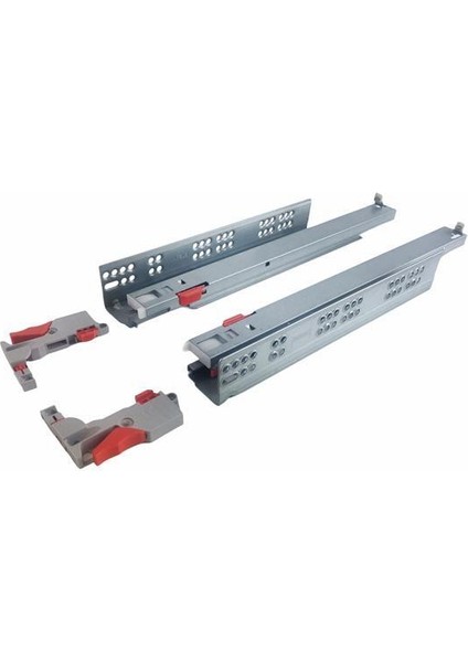 Pow, Tam Açılım Yavaşlatıcılı Gizli Ray 400MM