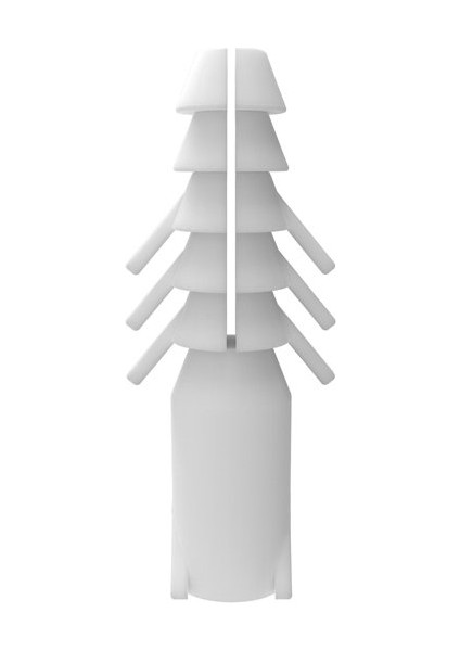 Gx Standart Dübel 8X34MM, Beyaz Renk (1000 Adet)