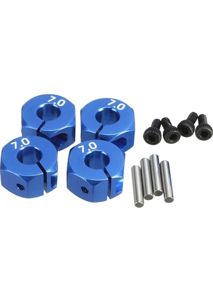 4x 12MM Tekerlek Hex Hub Adaptörü 7mm Kalın Rc Araba Için 1/10 Yükseltmeler Titanyum(Yurt Dışından) fırsatları
