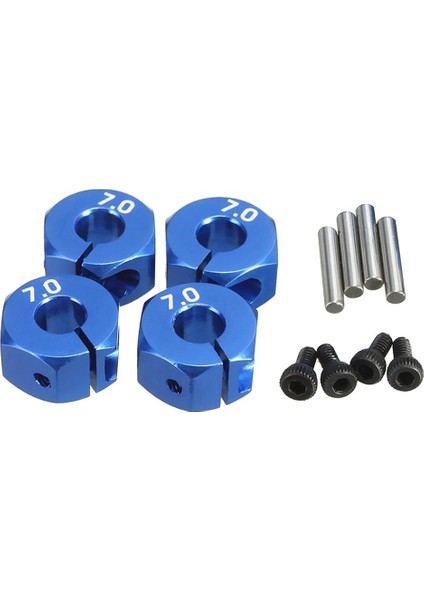 4x 12MM Tekerlek Hex Hub Adaptörü 7mm Kalın Rc Araba Için 1/10 Yükseltmeler Titanyum(Yurt Dışından) indirimleri