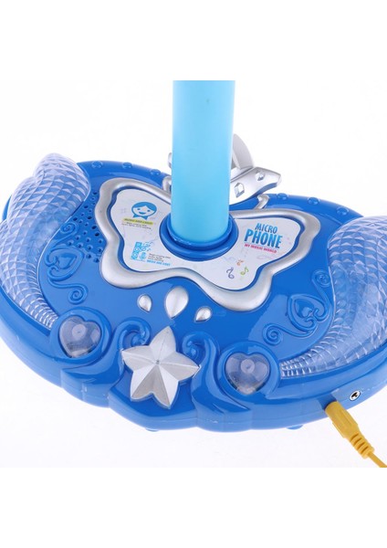 Karaoke Makinesi Müzik Oyuncak Oyun 1 Mikrofon ve Ayarlanabilir Standı ile Set (Yurt Dışından)