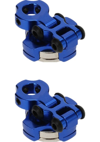 2 Adet Rc Araba Mıknatıs Stealth Vücut Sonrası Kabuk Sütun Eksenel SCX10 Mavi Için (Yurt Dışından)