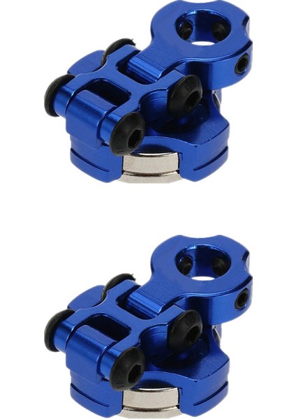 2 Adet Rc Araba Mıknatıs Stealth Vücut Sonrası Kabuk Sütun Eksenel SCX10 Mavi Için (Yurt Dışından)