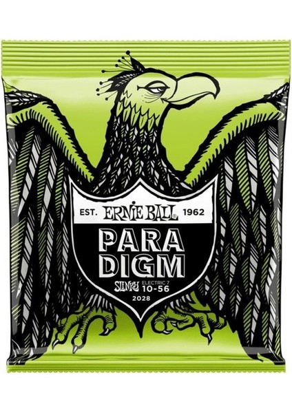 P02028 Paradigm 7 telli Regular Slinky 10-56 Elektro Gitar Tel Seti