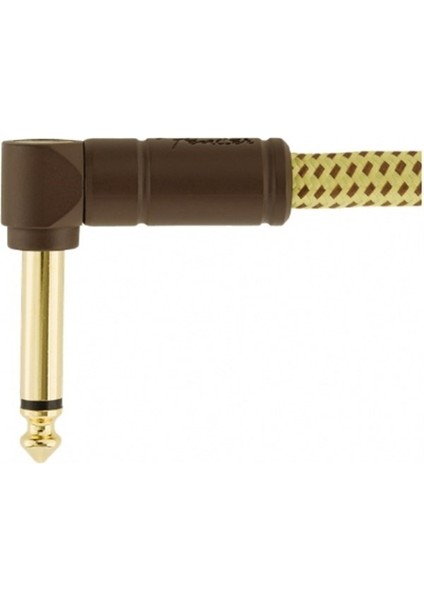Deluxe Instrument Cable Angle/angle 1&quot; Tweed Kablo 30 cm