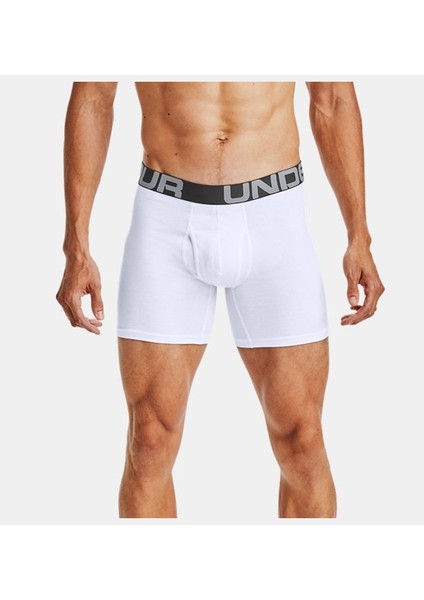 Under Armour Erkek Charged Cotton® 6" Boxerjock® – 3'lü Paket 1363617-100