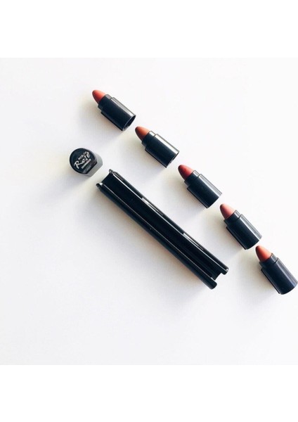 Rose 5'li Kalem Model Ruj Seti