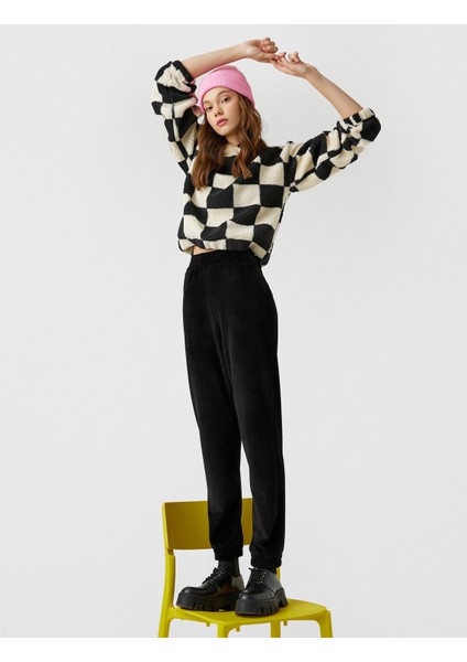 Beli Lastikli Jogger Eşofman Altı