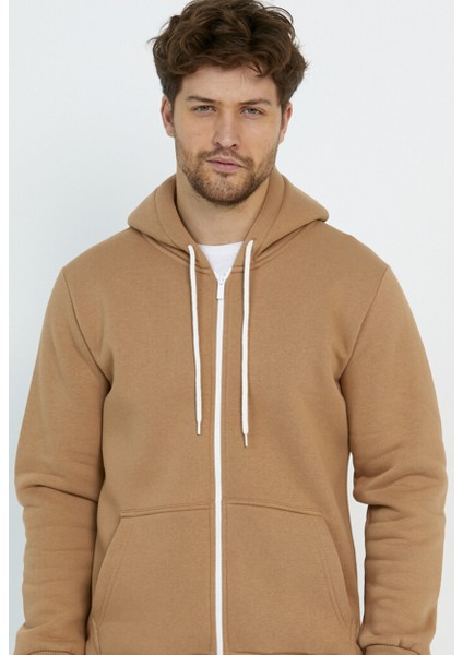 Kapüşonlu Üç Iplik Basic Sweatshirt