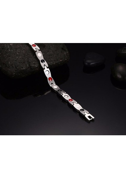 Manyetik Terapi Bilezik Zarif Çelik Bilezik Takı Terapötik Şerit ve Altın (Yurt Dışından) fiyatları