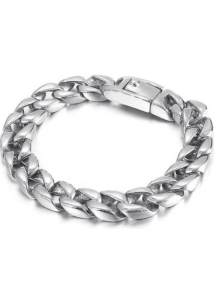 Erkekler Için Saf Laciness Paslanmaz Çelik Bilezik (Yurt Dışından)